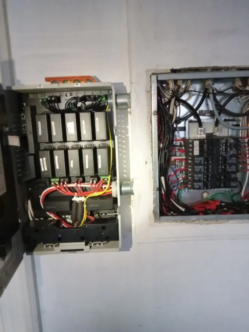 Electrical panel upgrade completed for Indoor Lighting Installation in Waterbury